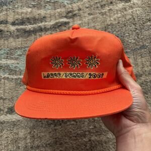 Men's Vintage Laere Sedds 2002 Environmental Resources Orange Sun Snapback Hat